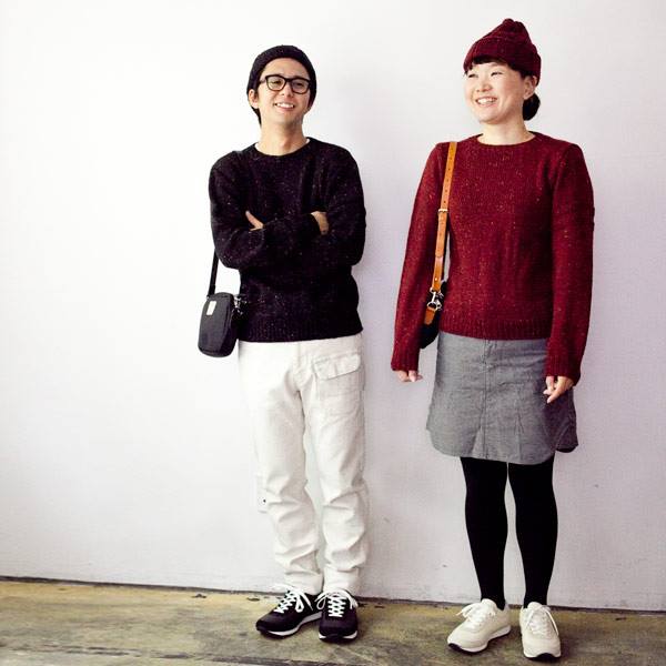 struct別注【mens&ladies】soglia ソリア Merino tweed knit sweater メリノ ツイード ニット セーター