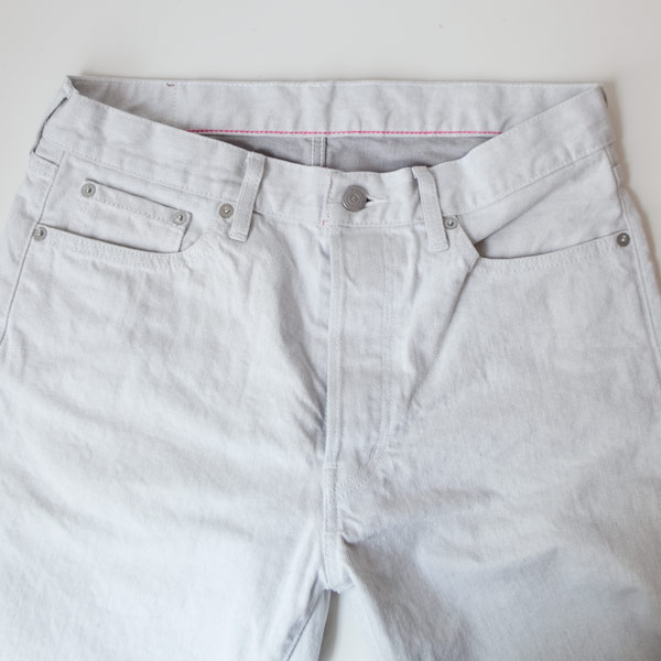 【Men's&Ladies'】ordinary fits オーディナリーフィッツ Denim cropped pants : white デニム クロップド パンツ ホワイト