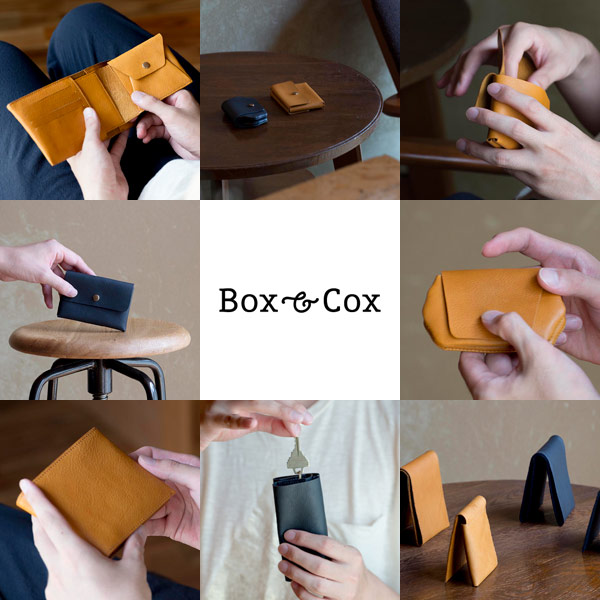 Box Cox ボックス アンド コックス 革 レザー 財布 小物 小銭 鍵 キー カード ケース