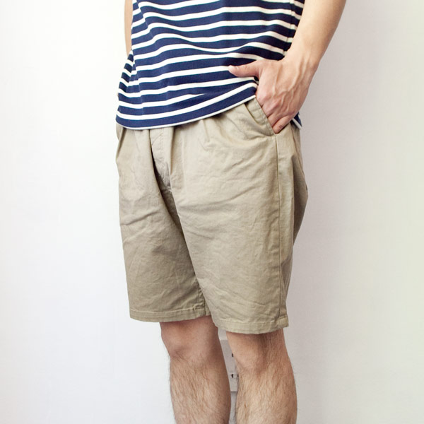 【Men's&Ladies'】ordinary fits オーディナリーフィッツ Travel shorts : beige トラベルショーツ ベージュ