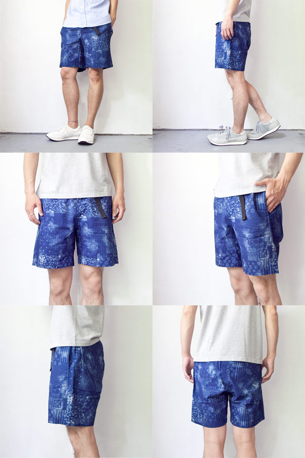 【Men's&Ladies'】COOCHUCAMP クーチューキャンプ Happy shorts : bandana ハッピー ショーツ バンダナ