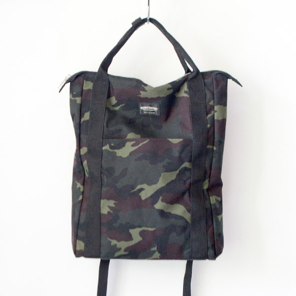 WONDER BAGGAGE ワンダーバゲージ Relax sack tote camouflage リラックス ザック トート カモ