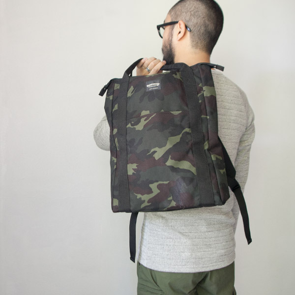 WONDER BAGGAGE / ワンダーバゲージ  Relax sack tote camouflage リラックス ザック トート カモ