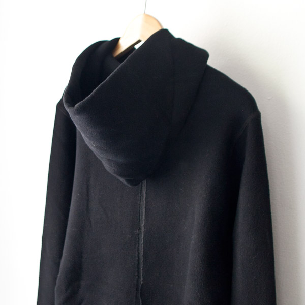suzuki takayuki 15aw / Pea coat : black  スズキ タカユキ / パーカー ブラック 黒