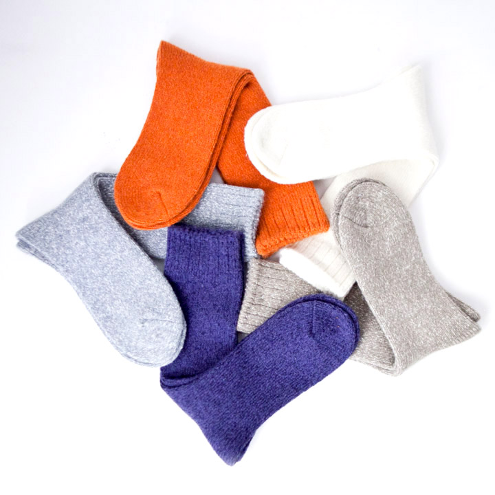 socken ソッケン / Wool plain socks ウールプレインソックス