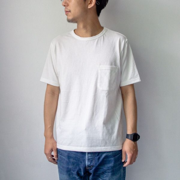  PAW パウ / Pocket T-shirt white  ポケット Tシャツ ホワイト